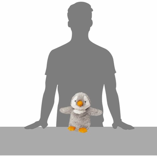 Warmies CPPEN4 Microwavable French Lavender Scented Plush Gray Penguin Perspective: bottom