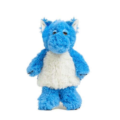 Warmies Dragon Stuffed Animal - Blue Perspective: bottom