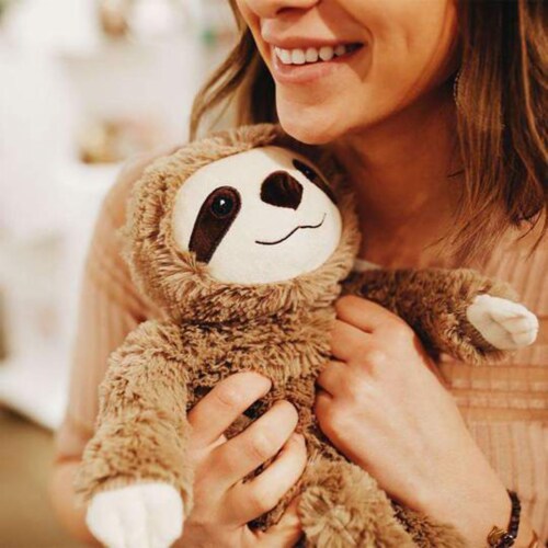 Warmies® Sloth Microwavable Warming Plush Perspective: bottom