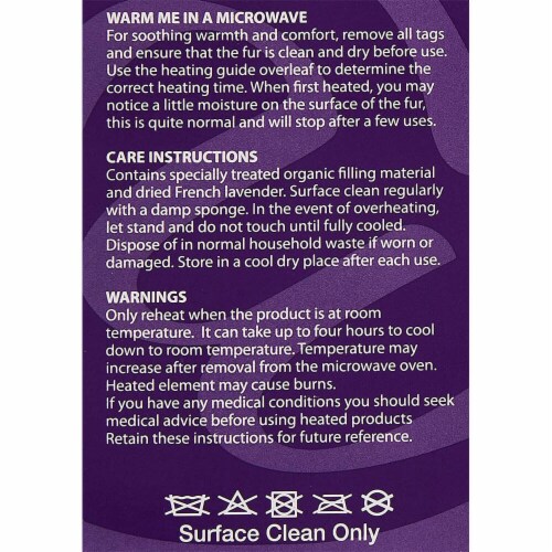 Warmies CPMOO1 Microwavable French Lavender Scented Plush Moose Perspective: bottom