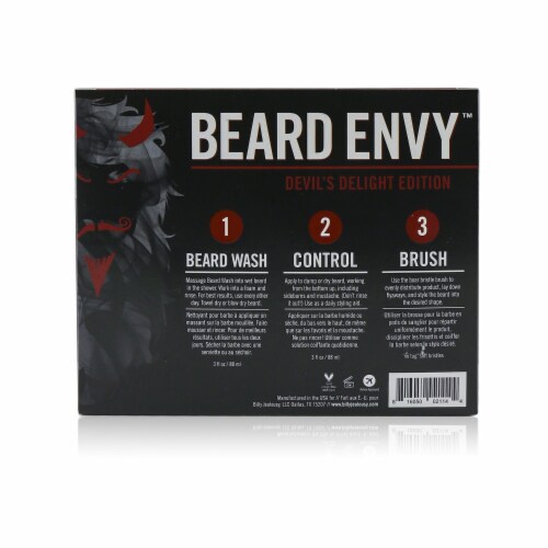 Billy Jealousy Devil's Delight Beard Envy Kit: 1x Beard Wash 88ml + 1x LeaveIn Control 88ml ...