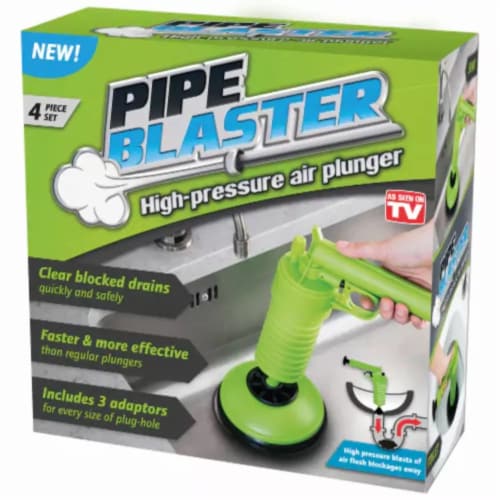 High Pressure Air Plunger Perspective: bottom