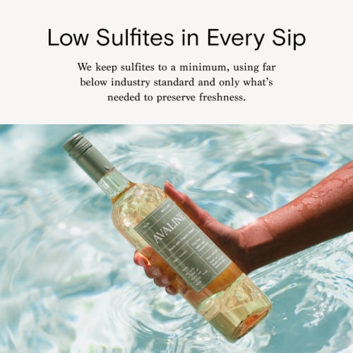 Avaline Organic Spanish White Wine Perspective: bottom