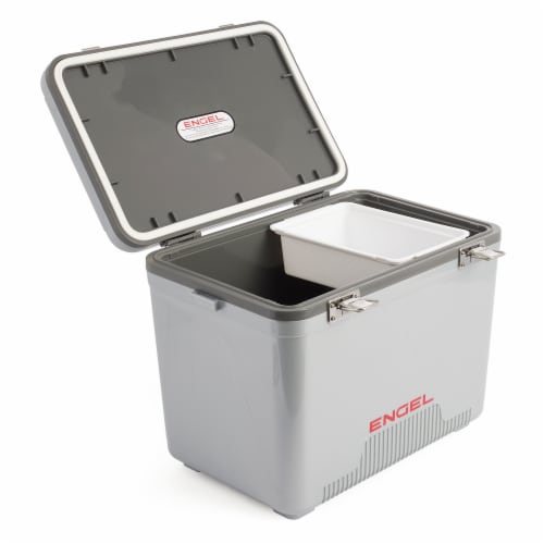 ENGEL 19 Quart 32 Can Leak Proof Odor Resistant Insulated Drybox Cooler,  Silver, 1 Piece - Harris Teeter