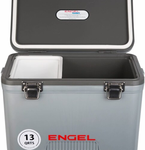 ENGEL 13 Quart Compact Durable Ultimate Leak Proof Outdoor Box Cooler,  Silver, 1 Piece - Kroger