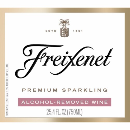 Freixenet Legero Rose Alcohol Free Sparkling Wine Perspective: bottom