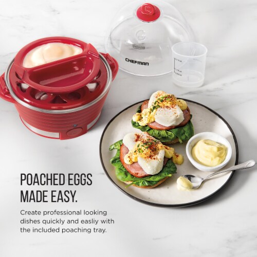 Chefman Electric Egg Cooker Boiler - Red, 1 ct - Fry's Food Stores