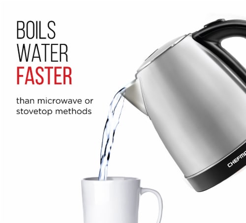 Chefman Stainless Steel Electric Kettle Perspective: bottom