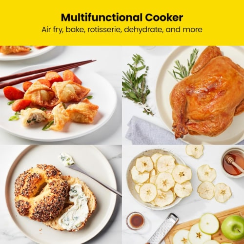 CHEFMAN Multifunctional Digital Air Fryer+ Rotisserie, Dehydrator