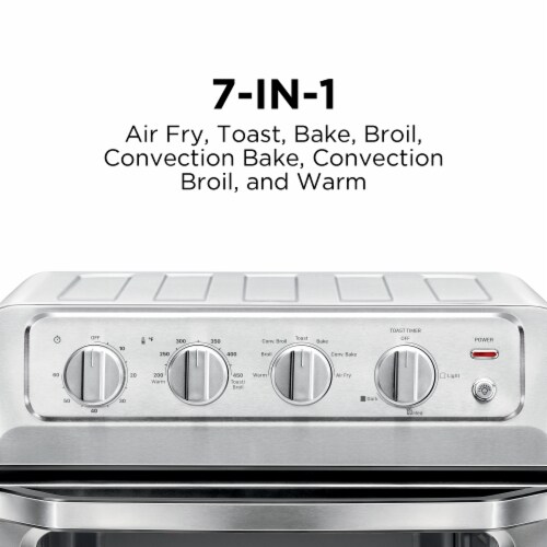 Air Fryer + Toaster Oven, Stainless Steel, 20 Liter Chefman