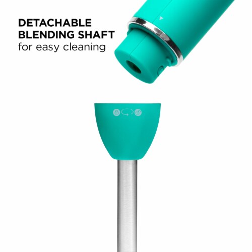 Chefman Immersion Stick Hand Blender - Turquoise Perspective: bottom