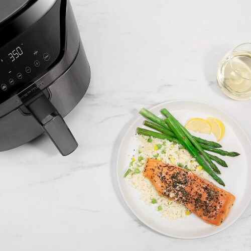 Chefman TurboFry Touch Digital Air Fryer - Black Perspective: bottom