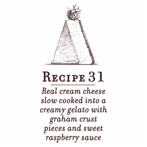 Talenti Raspberry Cheesecake Gelato Pint Perspective: bottom