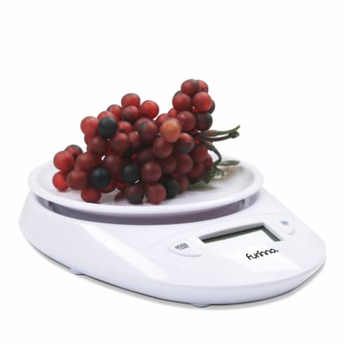Furinno FK150 DaPur Precision Kitchen Scale - White Perspective: bottom