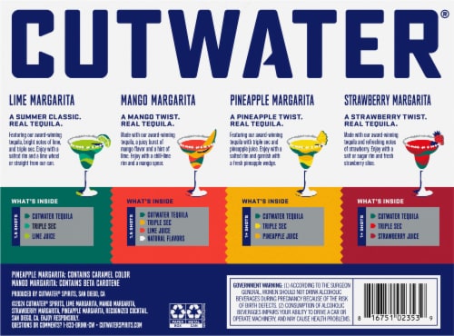 Cutwater® Margarita Variety Pack Perspective: bottom