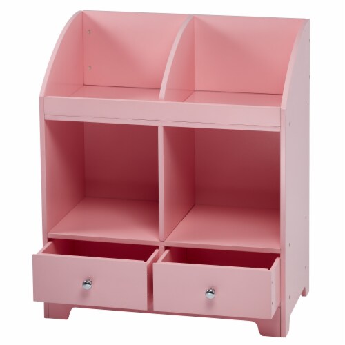 Fantasy Fields - Little Princess Cindy Toy Cubby Storage - Pink TD-12230P Perspective: bottom