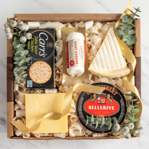 igourmet Mouthwatering Champagne Cheese Sampler and Assortment in Gift Box (26.2 ounce) Perspective: bottom