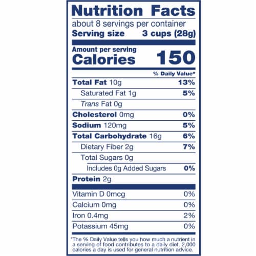 SkinnyPop White Cheddar Dairy Free Popcorn Perspective: bottom
