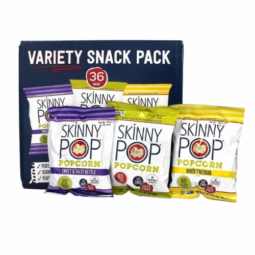 Skinny Pop Variety Snack Pack 36/Pack (220-01049) Perspective: bottom