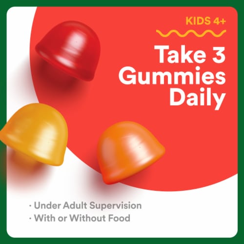 SmartyPants Kids Plus Multi & Fiber Gummies for Digestive Health Perspective: bottom
