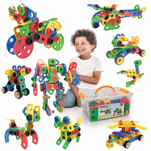 PicassoTiles PTN152 Engineering Construction Set Perspective: bottom