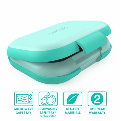 Bentgo® Kids Chill Leak-Proof Lunch Box - Aqua Perspective: bottom