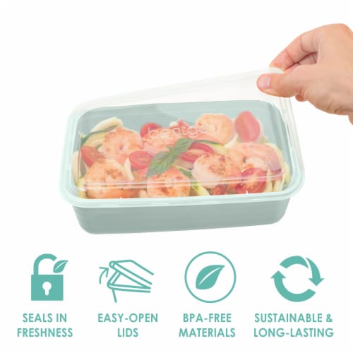 Bentgo® Prep Quick and Easy Meal Prep Containers - Mint Perspective: bottom