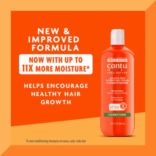 Cantu® Shea Butter Sulfate-Free Hydrating Cream Conditioner Perspective: bottom