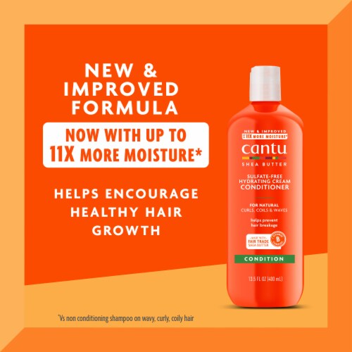 Cantu® Shea Butter Sulfate-Free Hydrating Cream Conditioner Perspective: bottom