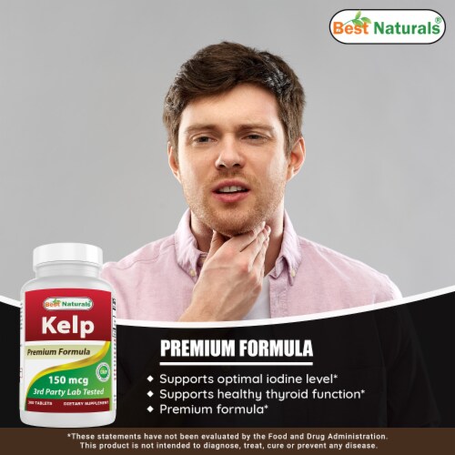 Best Naturals Kelp Supplement 150 Mcg Tablet 300 Count 300 Tablets Harris Teeter