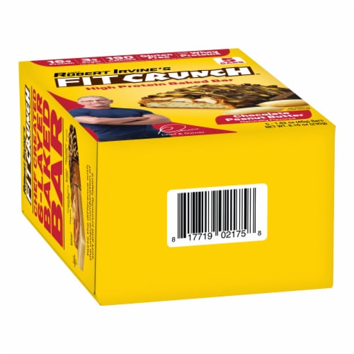 Robert Irvine's Fit Crunch® Chocolate Peanut Butter Protein Bars Perspective: bottom