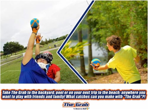 The Grab by Swerve Ball -Super Grip Football Perspective: bottom