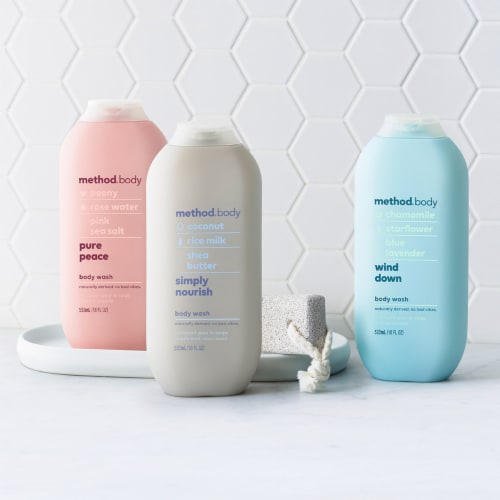 METHOD Body Wash Pure Peace Perspective: bottom