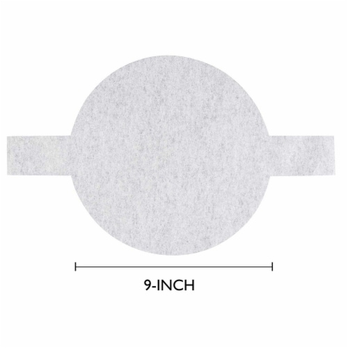 100 Sheets 9" Non Stick Parchment Paper with Easy Lift Tab, for Baking, Dutch Oven, Air Fryer Perspective: bottom