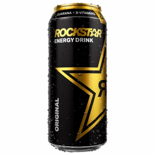 Rockstar® Original Energy Drink Can Perspective: bottom
