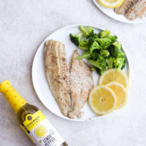 Tessemae's™ Pantry Organic Lemon Pepper Dressing & Marinade Perspective: bottom