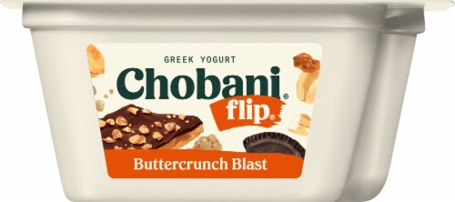 Chobani Flip Buttercrunch Blast Low-Fat Greek Yogurt Perspective: bottom