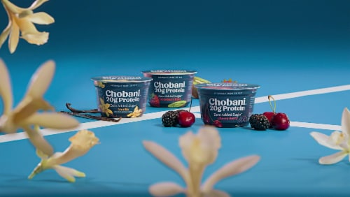 Chobani® 20G Protein Lowfat Greek Yogurt Vanilla 6.7oz Perspective: bottom