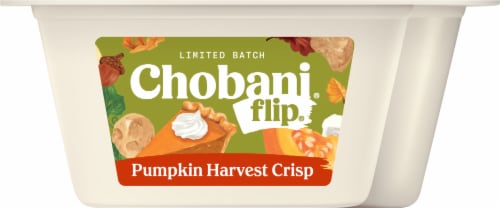 Chobani® Flip® Limited Batch Pumpkin Harvest Crisp Lowfat Greek Yogurt Cup Perspective: bottom