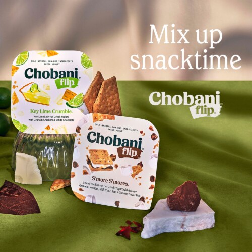 Chobani® Flip® Low-Fat Chocolate Layer Cake Greek Yogurt Perspective: bottom
