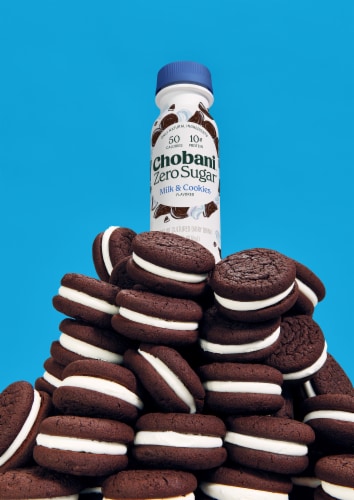 Chobani® Zero Sugar Milk & Cookies Greek Yogurt Drink Perspective: bottom
