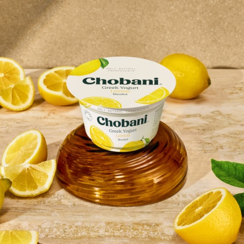 Chobani Lemon Blended Greek Yogurt Cup Perspective: bottom