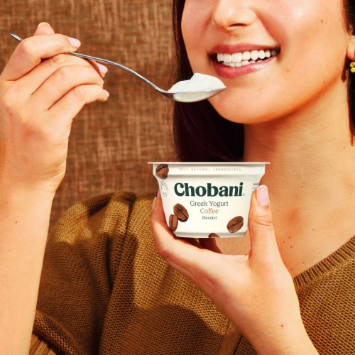 Chobani Coffee Blended Greek Yogurt Cup Perspective: bottom