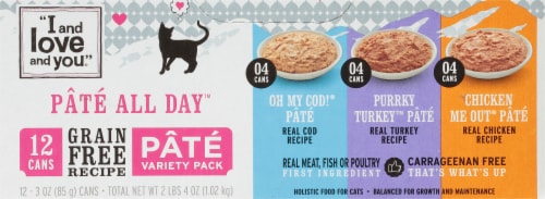 I and Love and You Variety Pack Cat Food Perspective: bottom