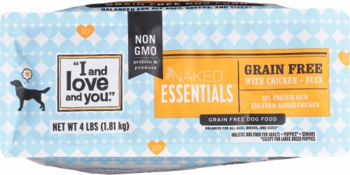 I and Love and You® Naked Essentials™ Grain Free Dry Dog Food Chicken & Duck Perspective: bottom