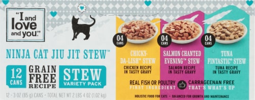 I and Love and You® Ninja Cat Jiu Jit Stew™ Wet Cat Food Variety Pack Perspective: bottom