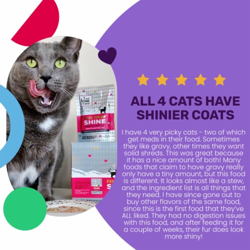 I and Love and You Feed Meow, Shine Formula with Salmon and Tuna, 3 oz Perspective: bottom