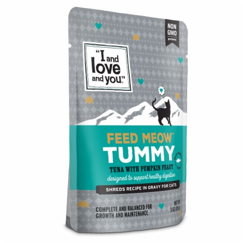 I and Love and You Feed Meow, Tummy Formula with Tuna and Pumpkin Perspective: bottom