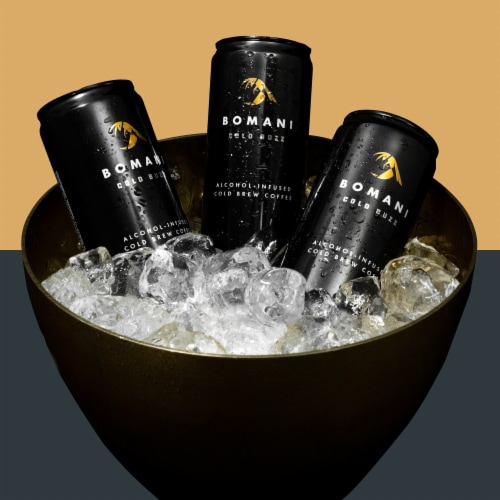 Bomani Cold Buzz Original Alcohol Infused Cold Brew Hard Coffee Perspective: bottom