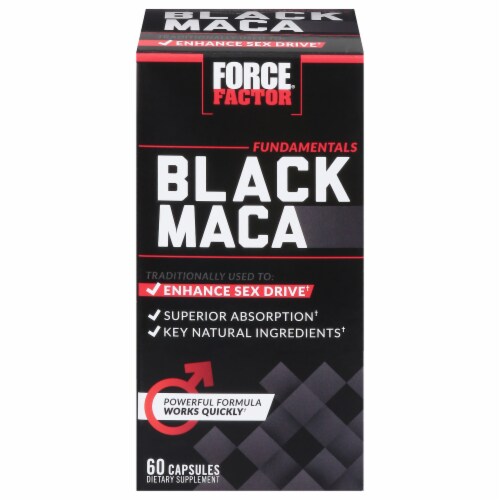 Force Factor® Black Maca 500mg Capsules Perspective: bottom